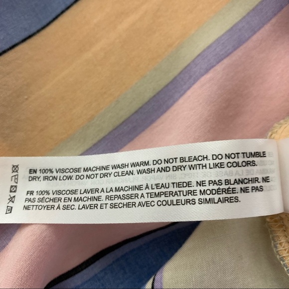 Denim & Flower pastel casual button down Shirt - size Small - Picture 7 of 7